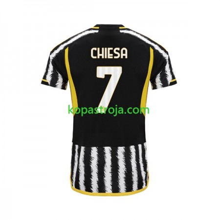 Billiga Fotbollströjor Juventus Federico Chiesa 7 Hemma tröja 2023/24 Kortärmad